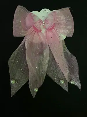 Elegant Pink Hair Bow