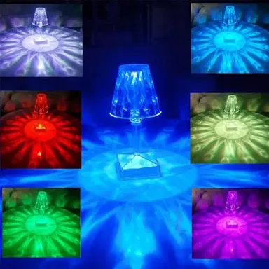 LED Crystal Table Lamp