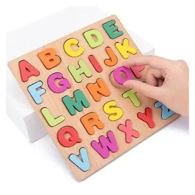 Wooden Alphabet Puzzle Board