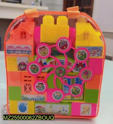 Colorful Building Block Toy Set