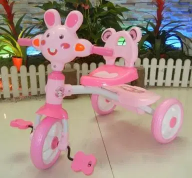 Children's Pink Animal Tricycle