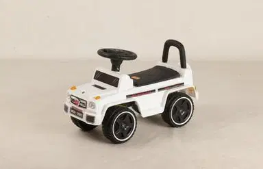 White Ride-On Toy Car