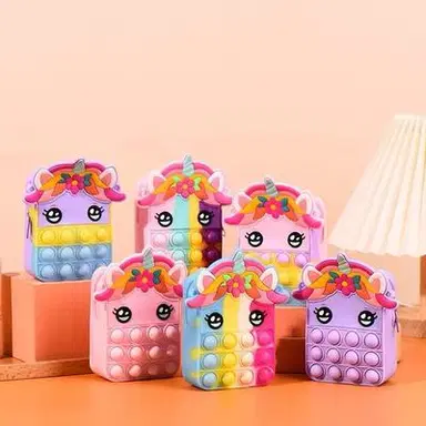 Unicorn Pop It Kids Backpack