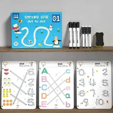 Stroke Line Dot to Dot Drawing Set