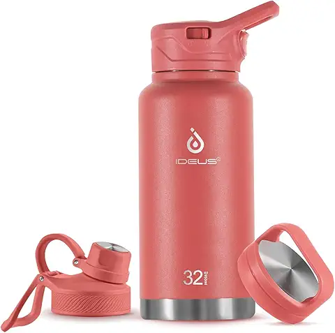 IDEUS 32oz Insulated Water Bottle