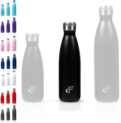 Black Stainless Steel Water Bottle