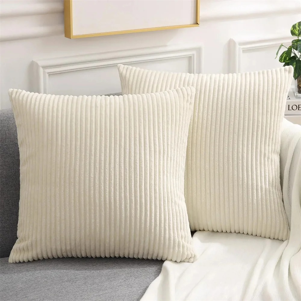  housse de Coussin en velours côtelé