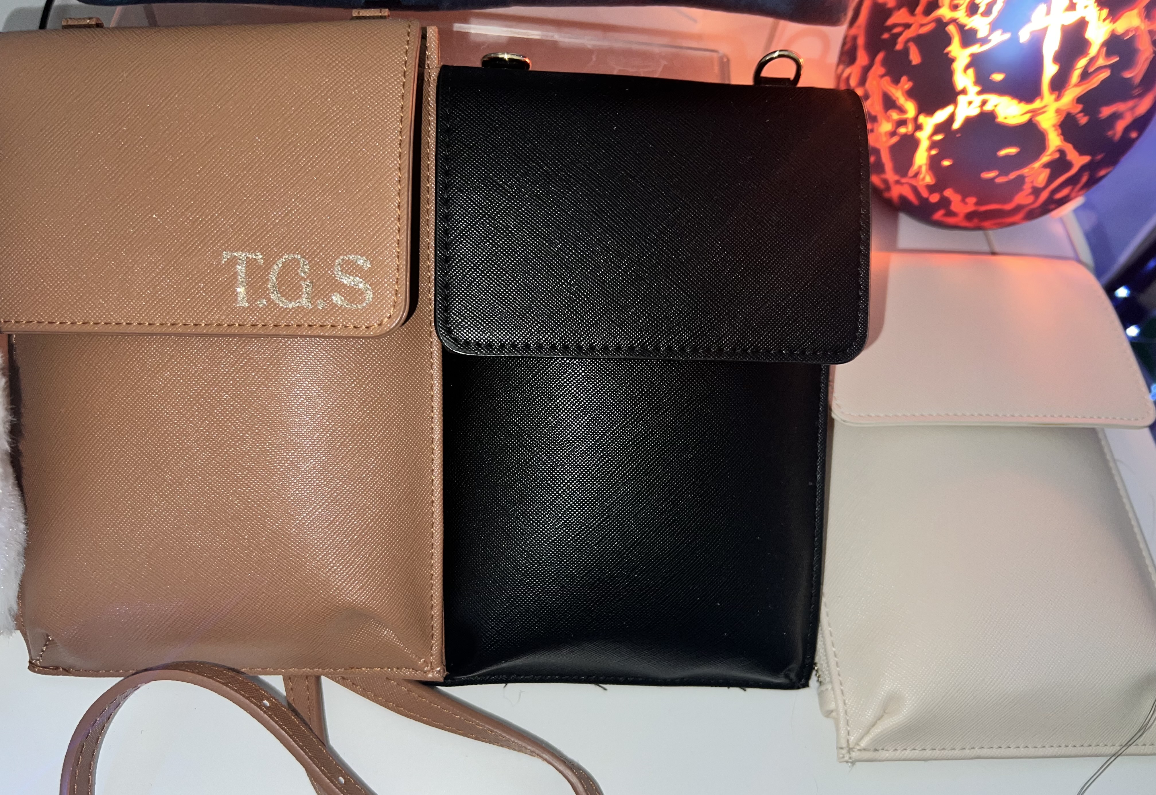 Sac bandoulière pour téléphone personnalisable 