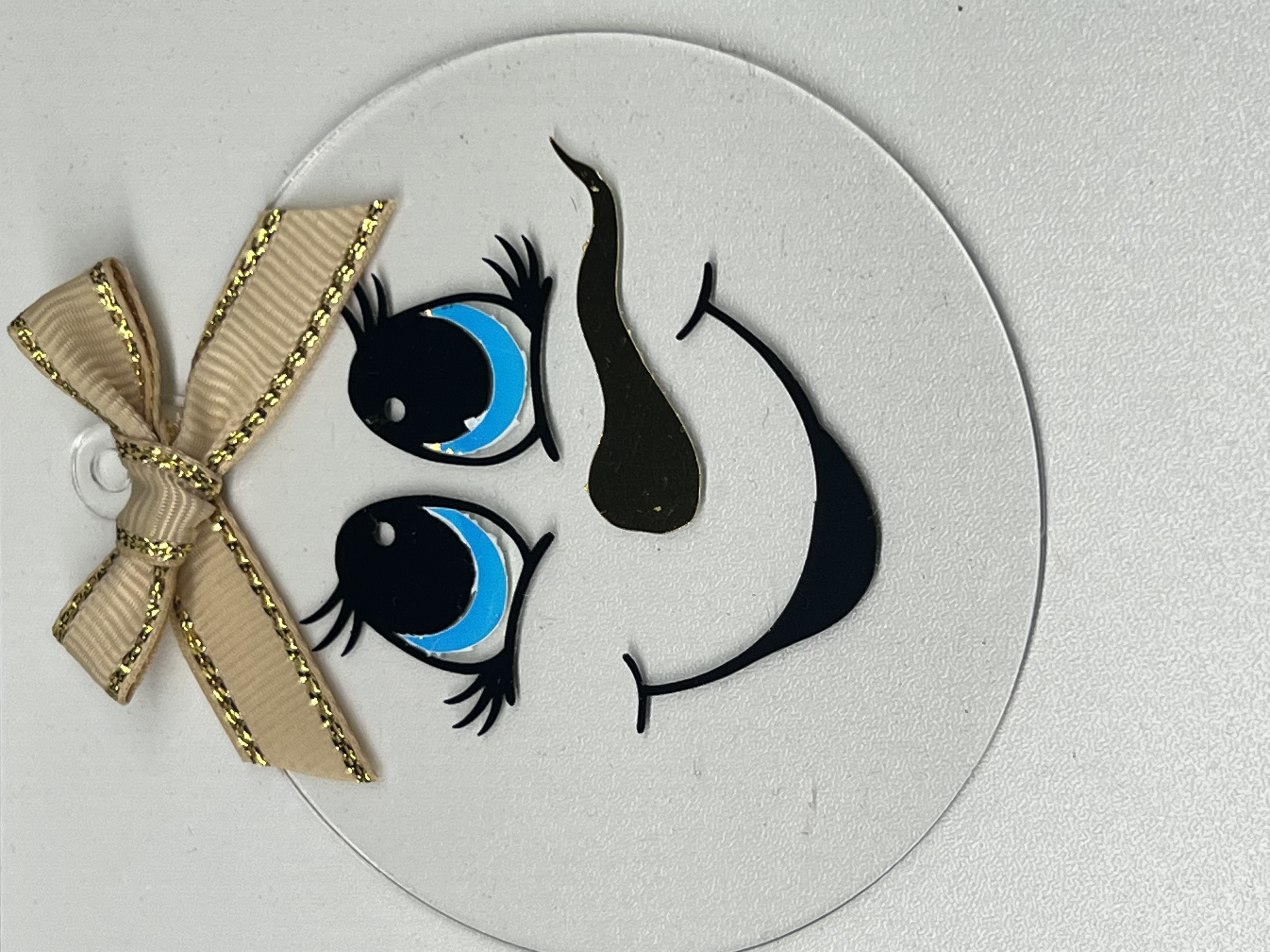 Boule de Noël personnalisable – Plexiglas transparent