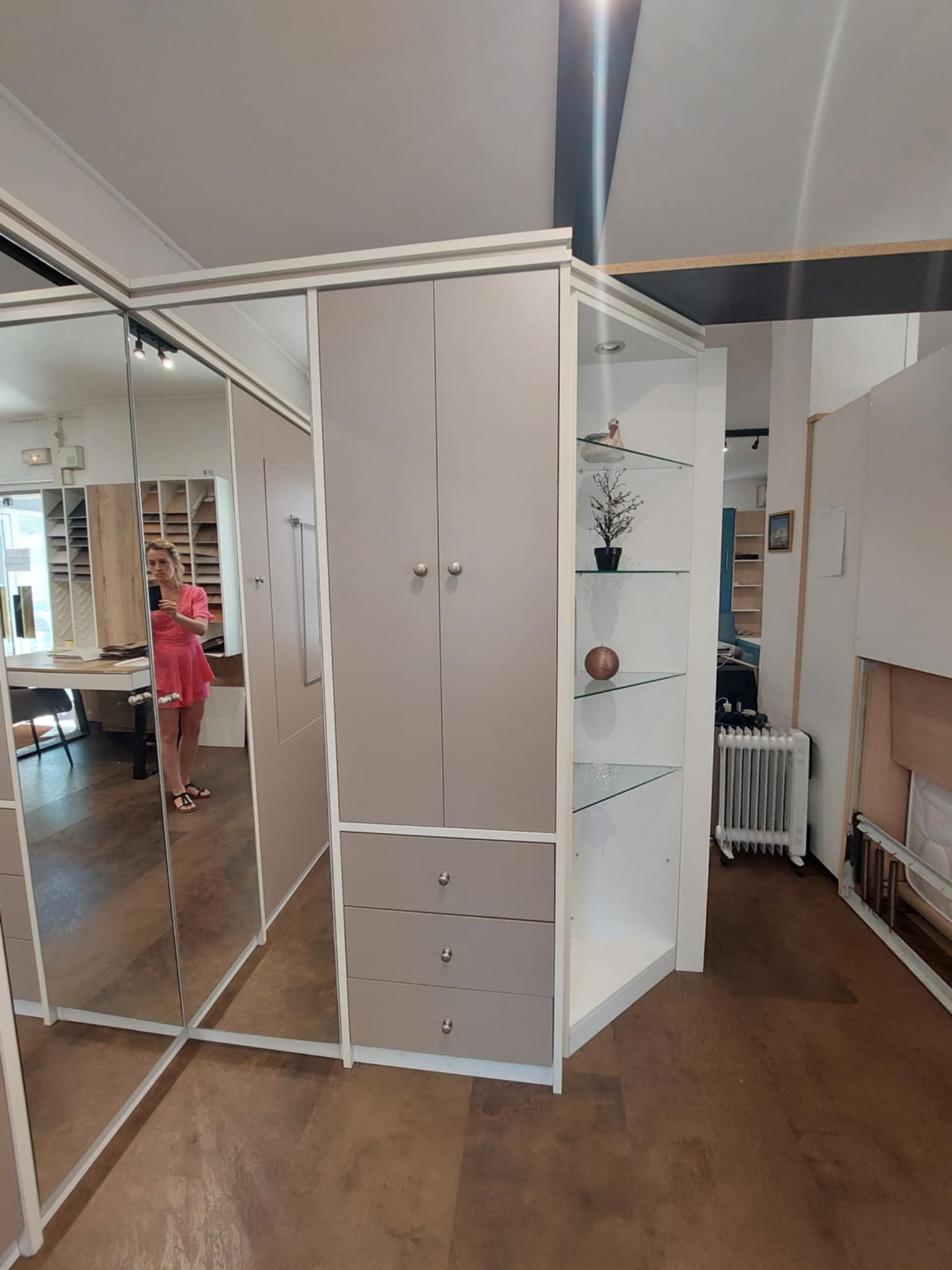 Meuble d'expo "Jean-Claude" couchage 140 X 190