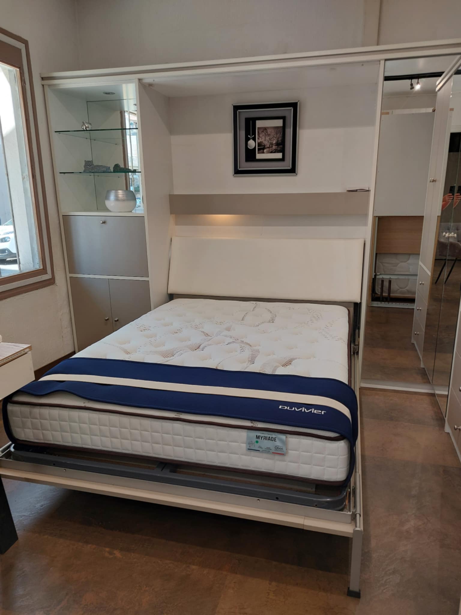 Meuble d'expo "Jean-Claude" couchage 140 X 190