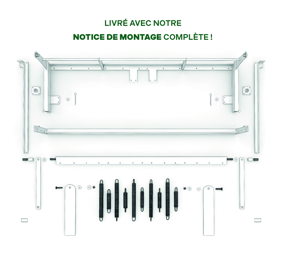 Mécanisme pour lit escamotable LITABLE