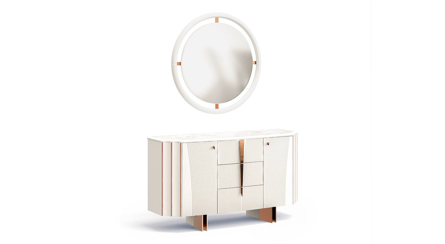 Biga Schminktisch mit Spiegel
