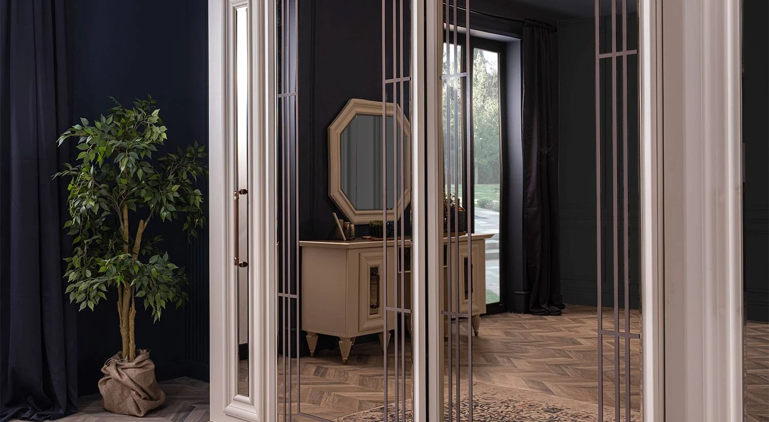 Nirvana Schminktisch mit Spiegel