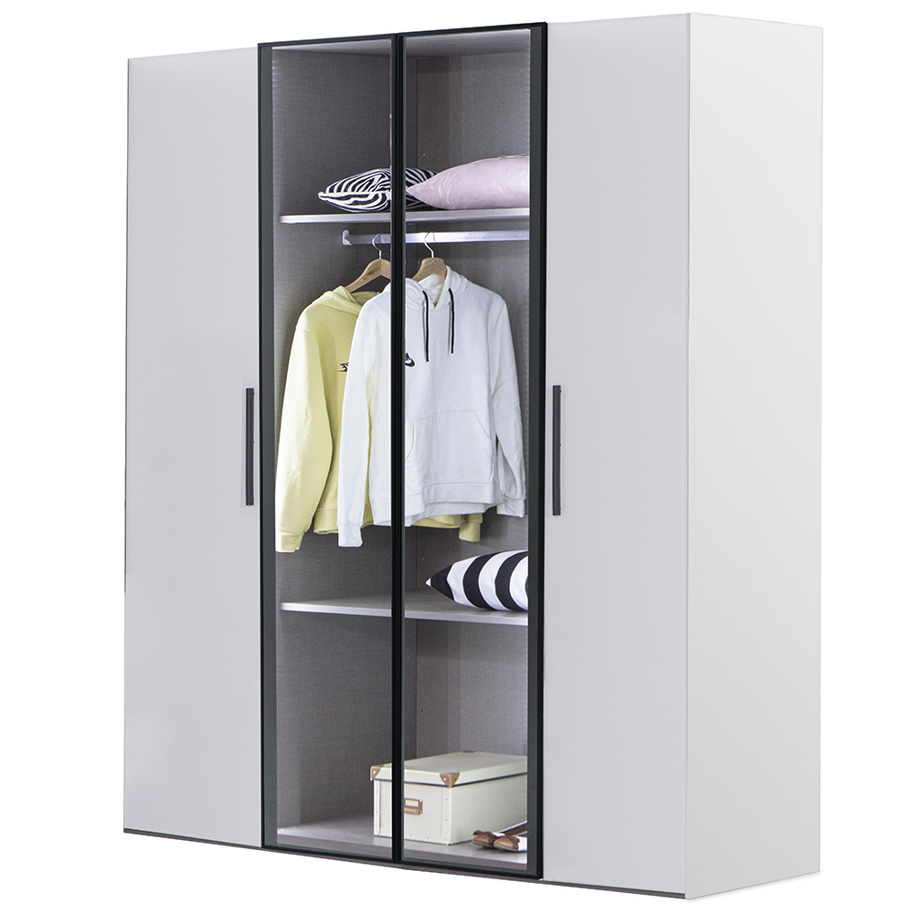 Kleiderschrank mit vier Türen AW-434