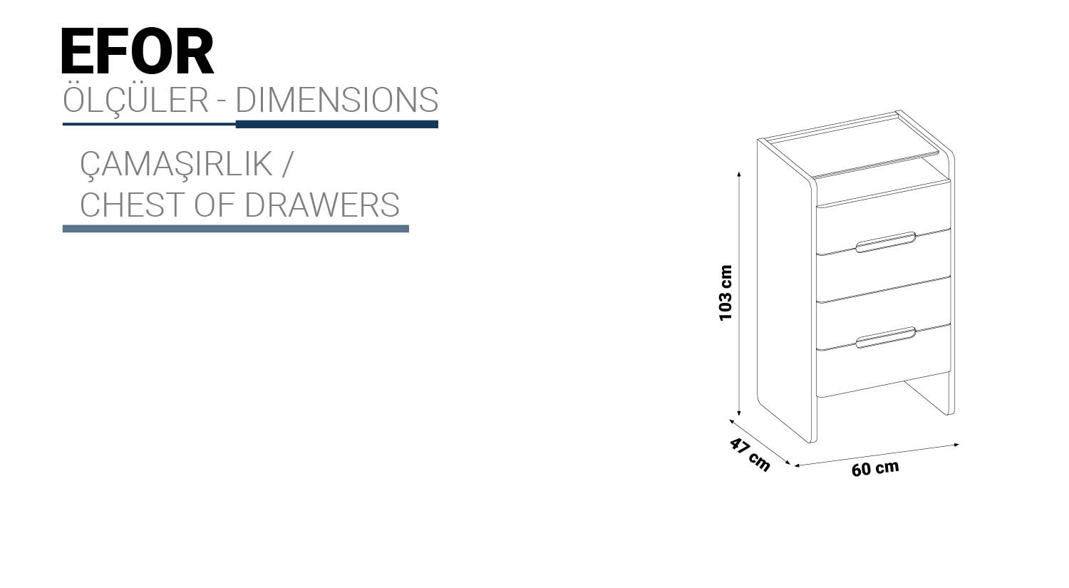   Efor Wäscher Kommode