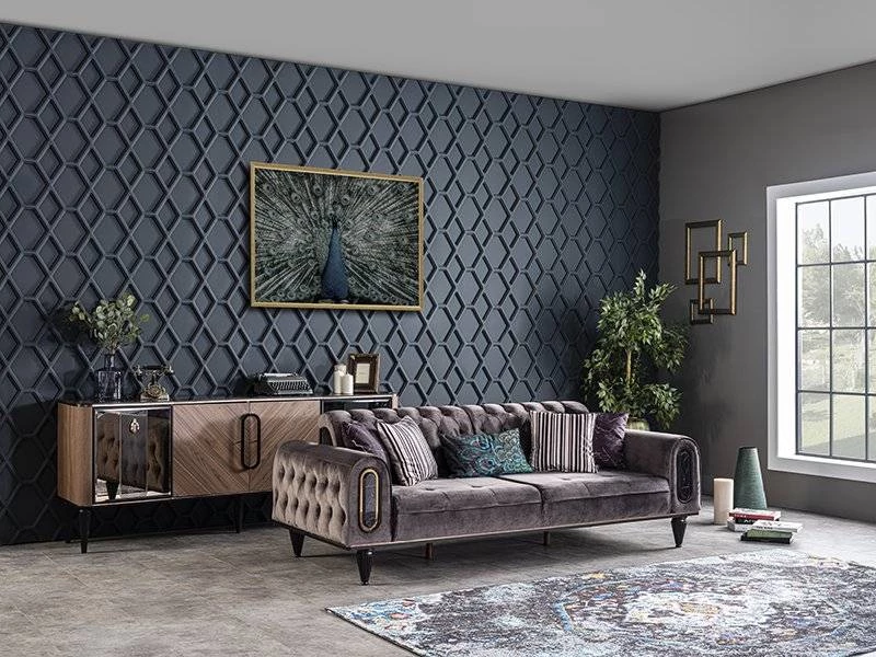 Istinye Dreisitzer-Sofa mit Bettfunktion