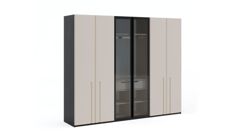 Efor Kleiderschrank mit 6 Türen