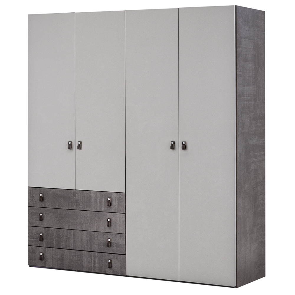 Kleiderschrank mit vier Türen AU-406