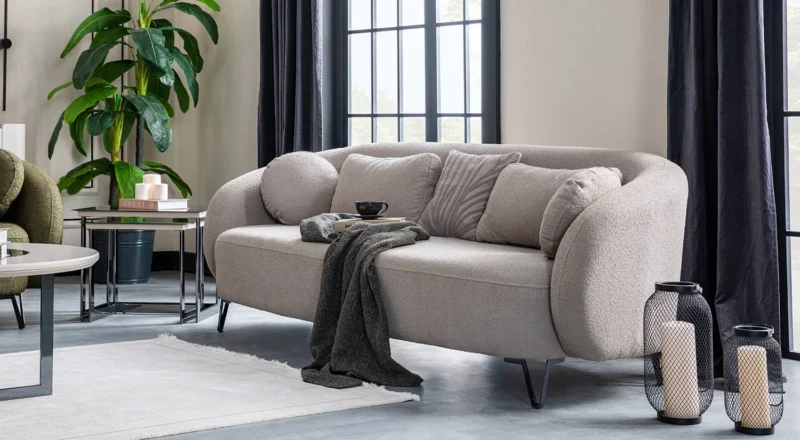 Pamukkale Dreisitzer-Sofa mit Bettfunktion