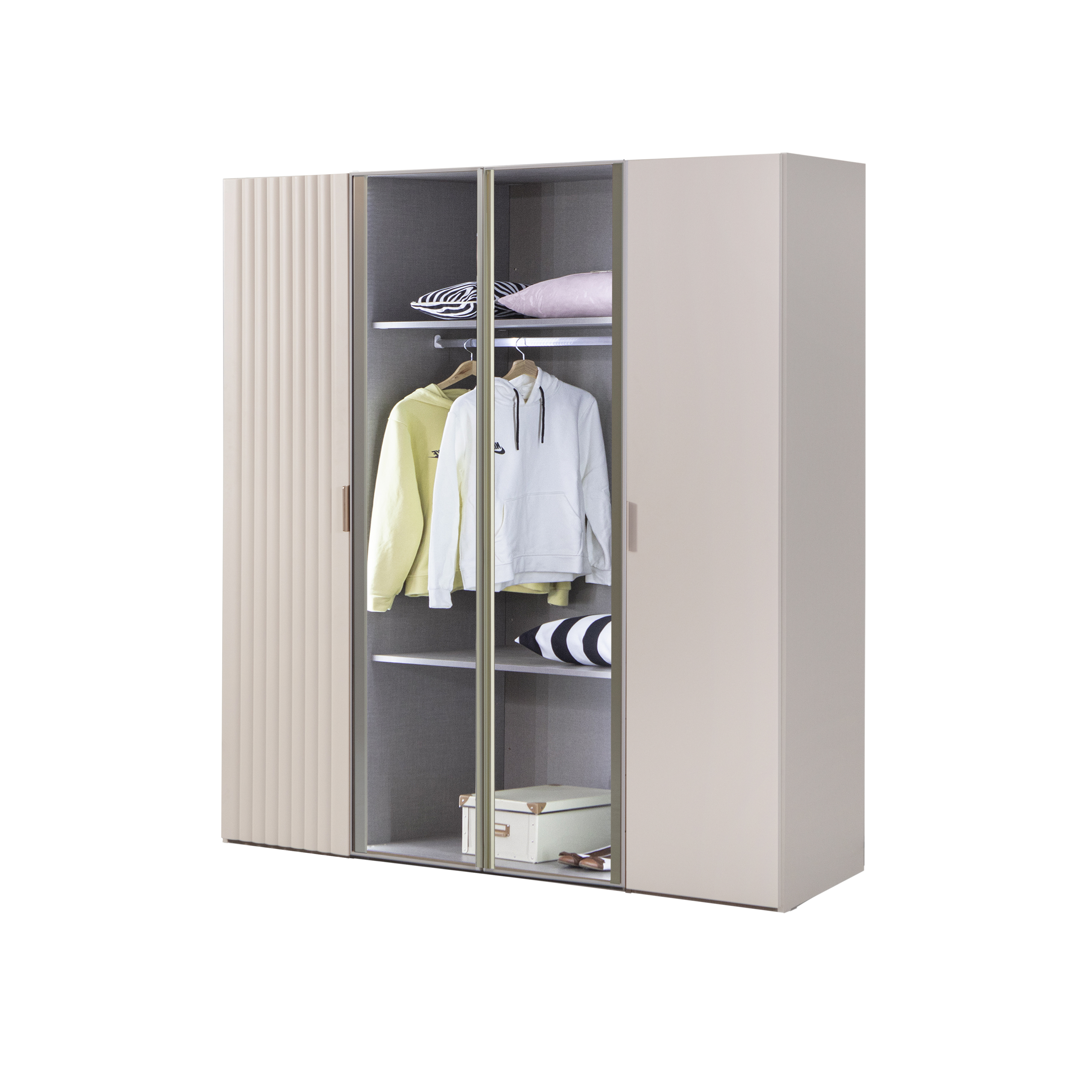 Kleiderschrank mit vier Türen P-434