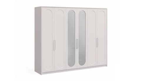 Milas Kleiderschrank mit 6 Türen