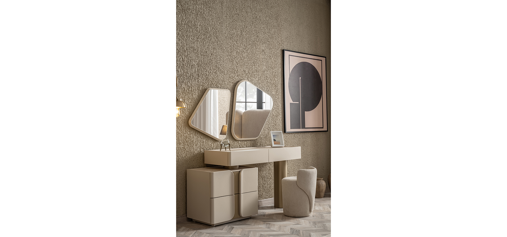 Alanya Schminktisch mit Spiegel