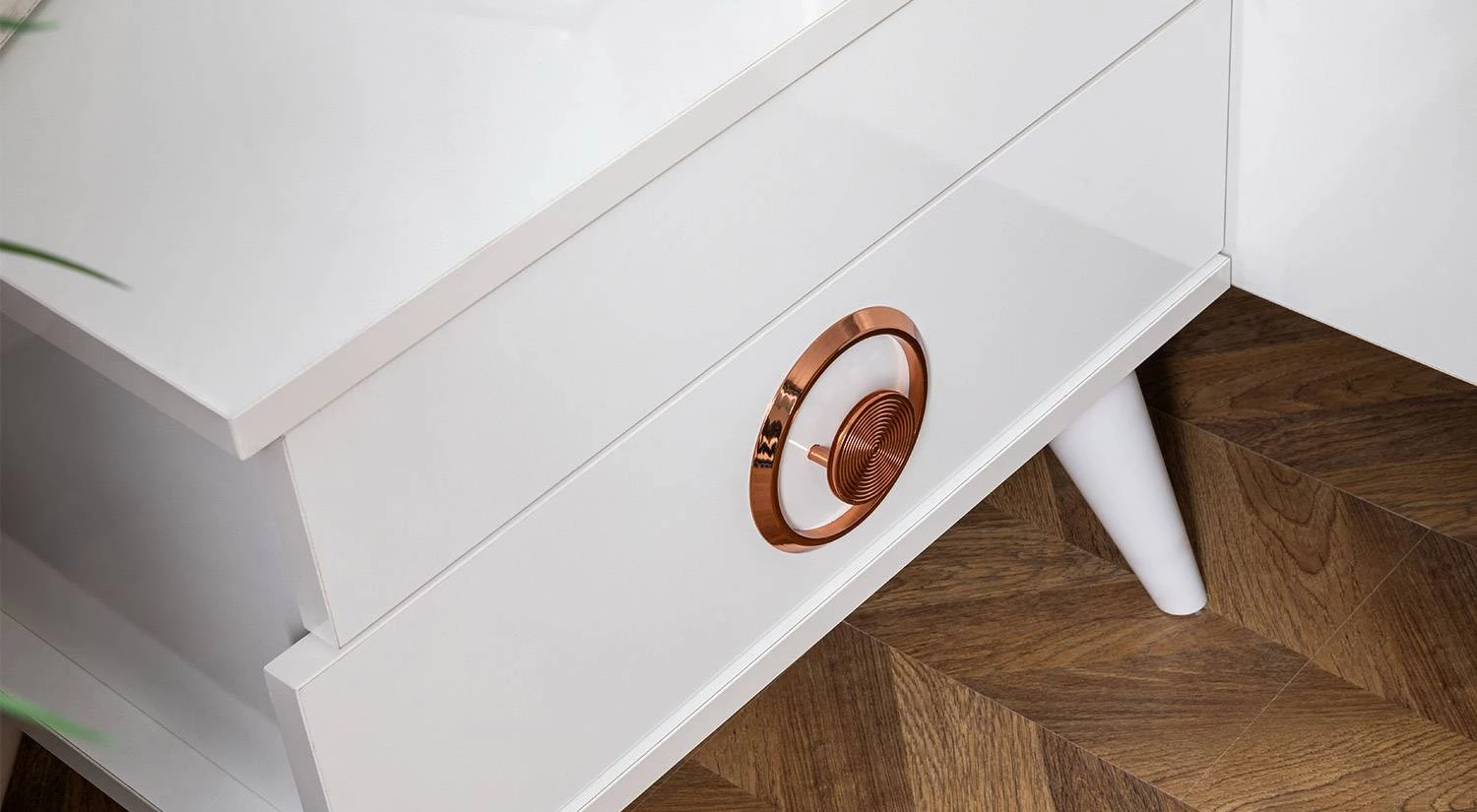 Retro Weiß Nachtkasten