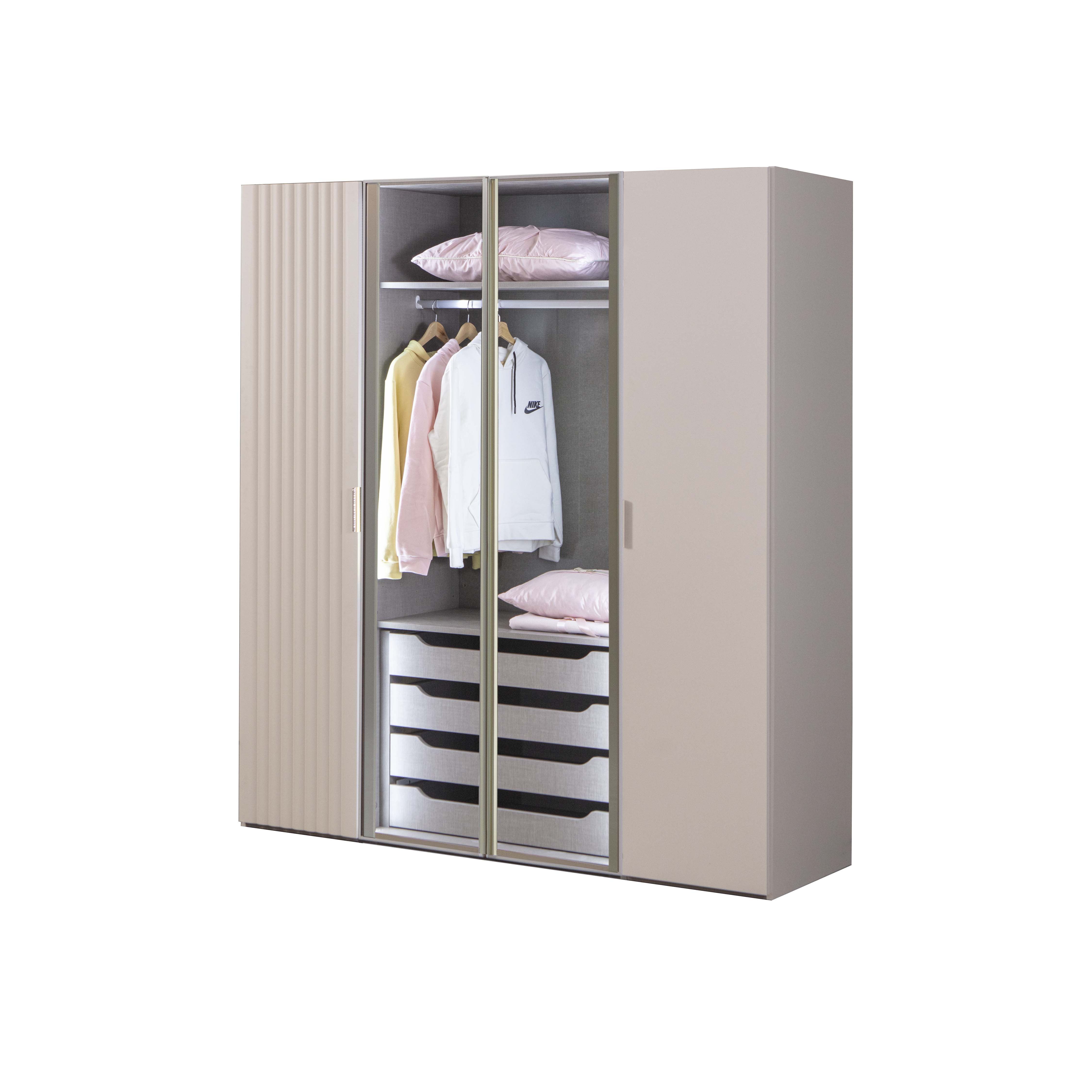 Kleiderschrank mit vier Türen P-434 + 2K