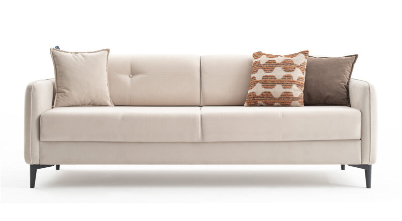 New Pluss Dreisitzer-Sofa mit Bettfunktion