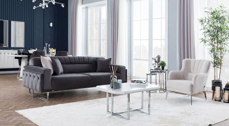 Natura Zweisitzer-Sofa mit Bettfunktion