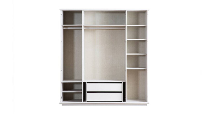 Alacati Kleiderschrank mit 4 Türen