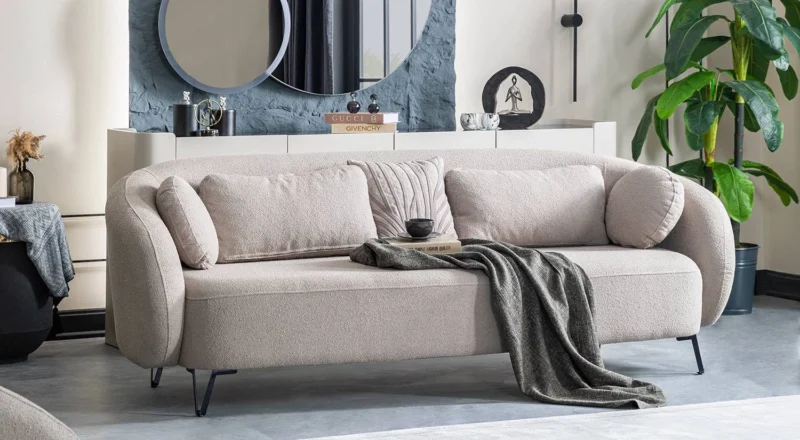 Pamukkale Dreisitzer-Sofa mit Bettfunktion