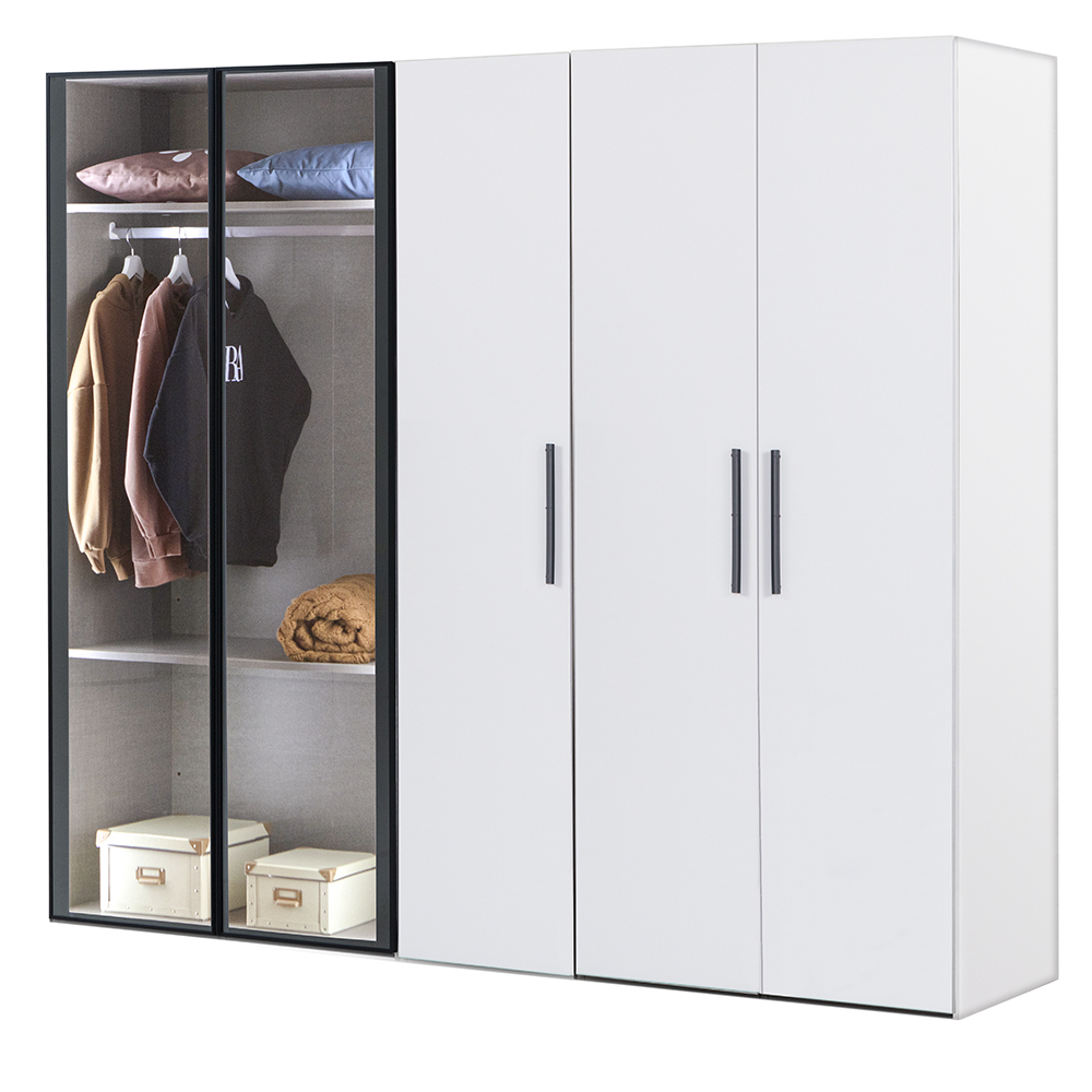 Kleiderschrank mit fünf Türen Aw-504