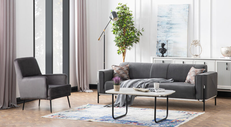 Girne Zweisitzer-Sofa mit Bettfunktion