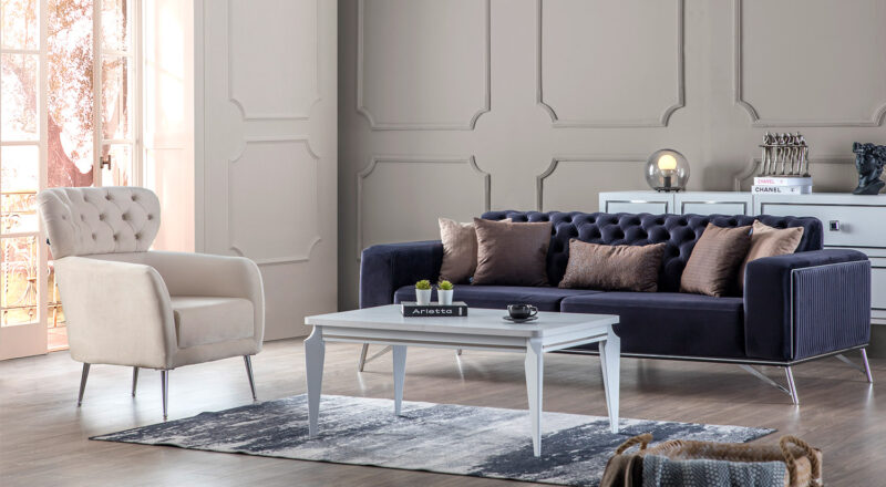 Mudanya Zweisitzer-Sofa mit Bettfunktion