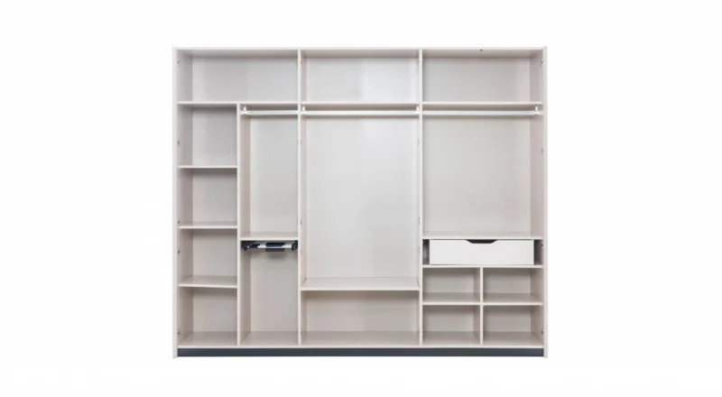 Aqua Kleiderschrank mit 6 Türen