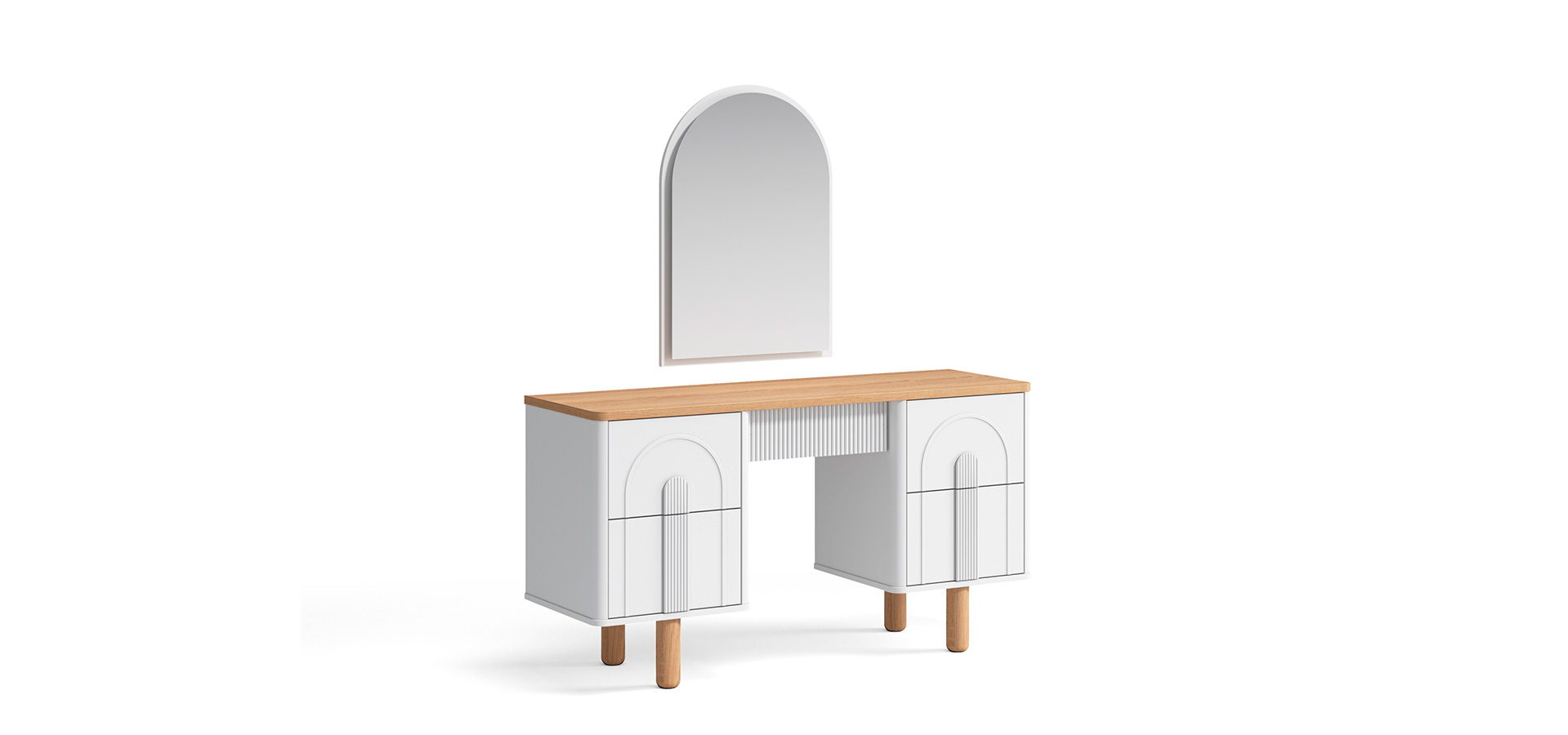 Bodrum Schminktisch mit Spiegel