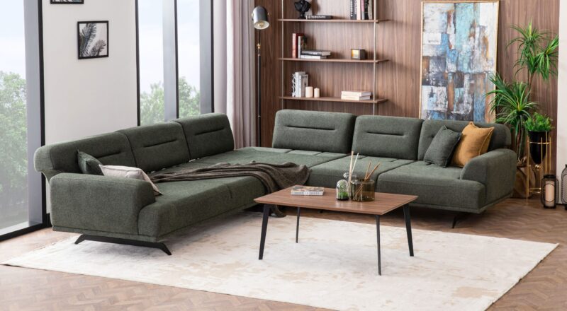 Aqua Ecksofa Set