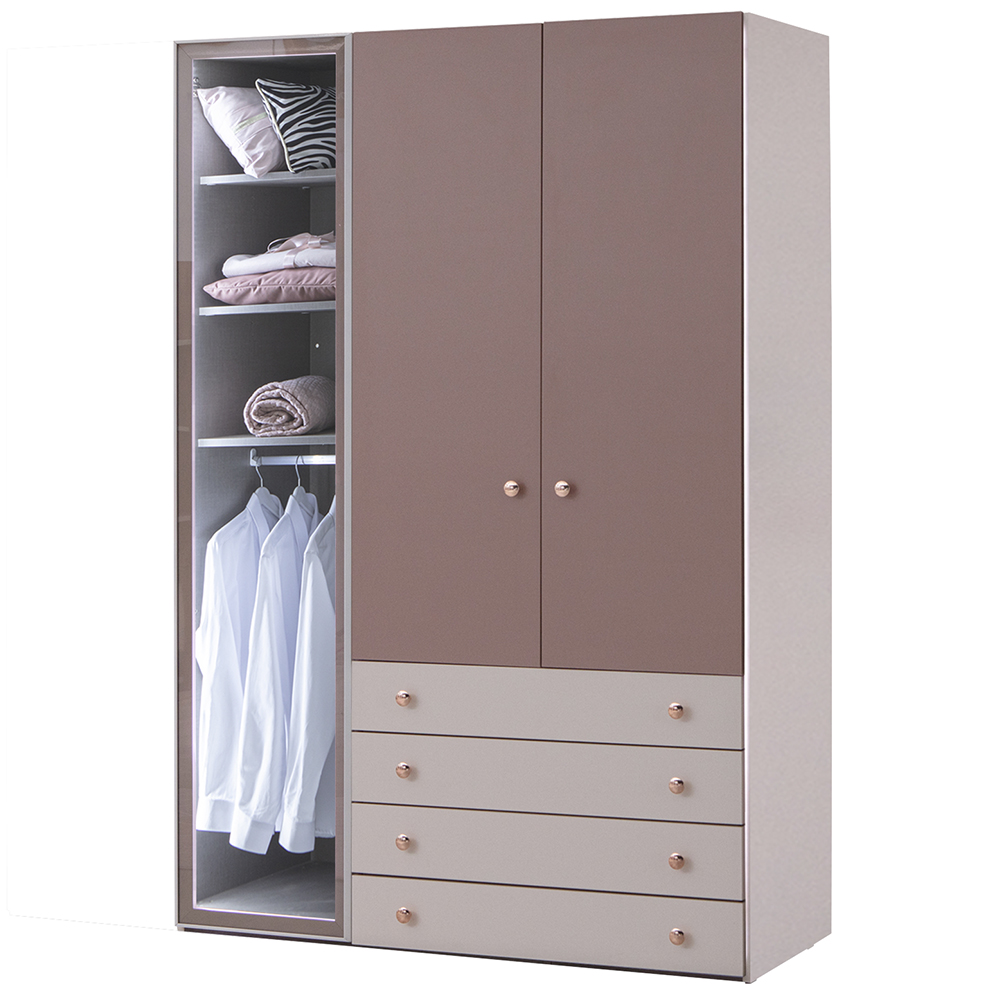 Kleiderschrank mit drei Türen Ro-313