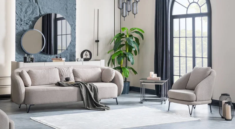 Pamukkale Dreisitzer-Sofa mit Bettfunktion