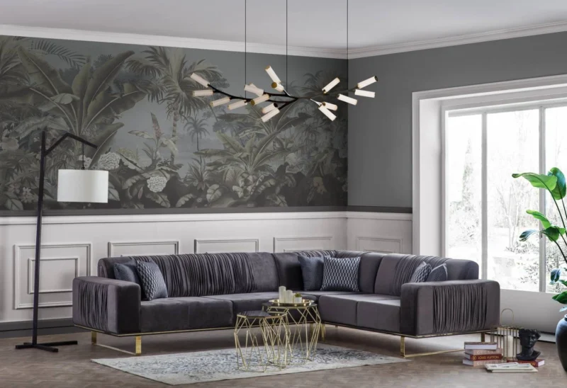 David Ecksofa Set (3+Eck+3)