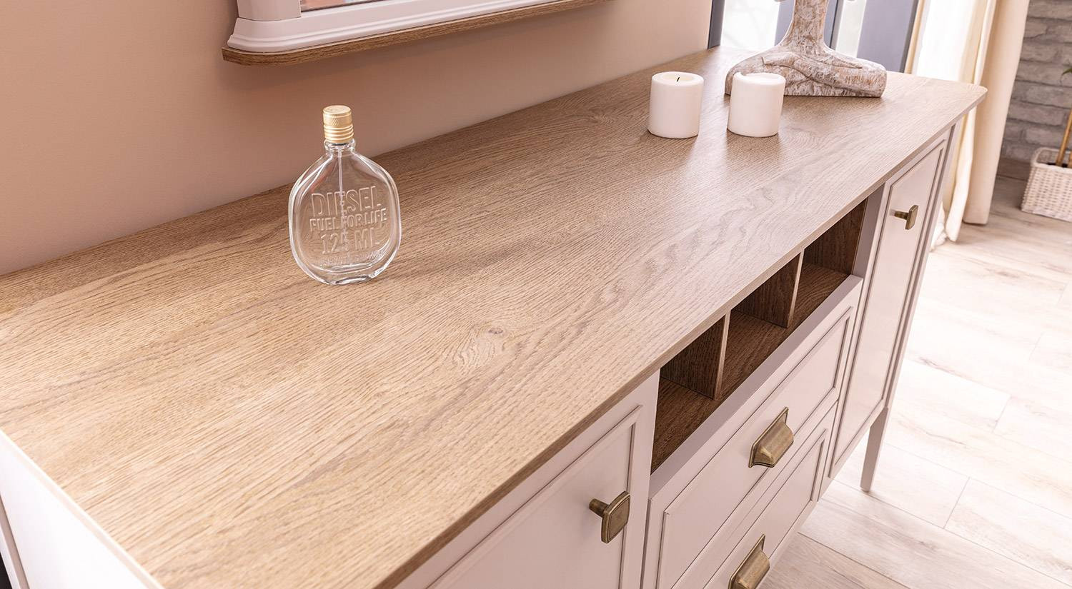 Mugla Schminktisch mit Spiegel