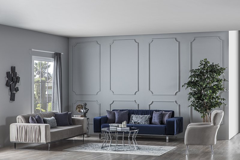 David Dreisitzer-Sofa mit Bettfunktion