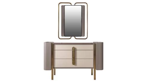 Florya Schminktisch mit Spiegel