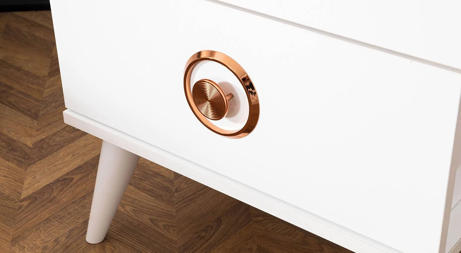 Retro Weiß Nachtkasten