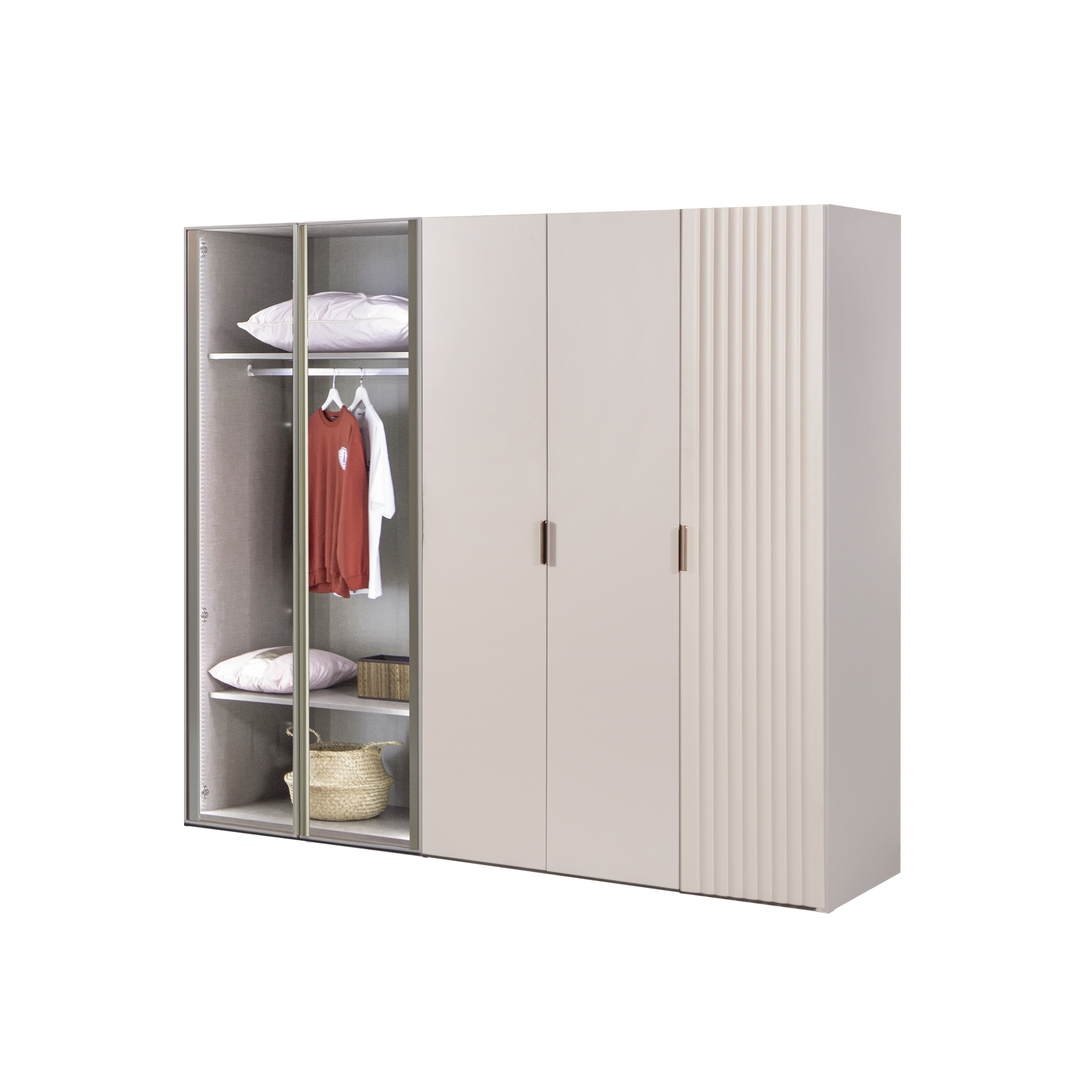 Kleiderschrank mit fünf Türen P- 504