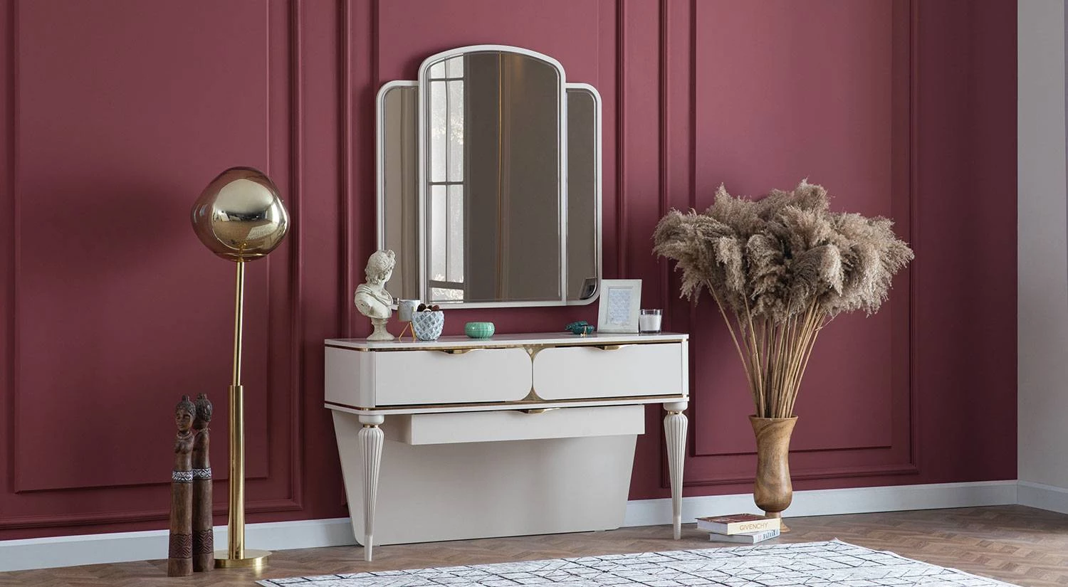 Belinda Schminktisch mit Spiegel