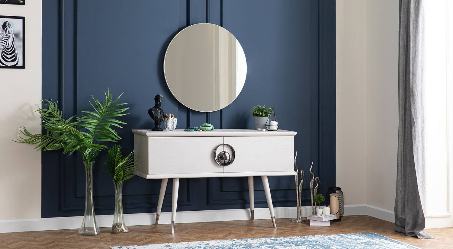 Alacati Schminktisch mit Spiegel