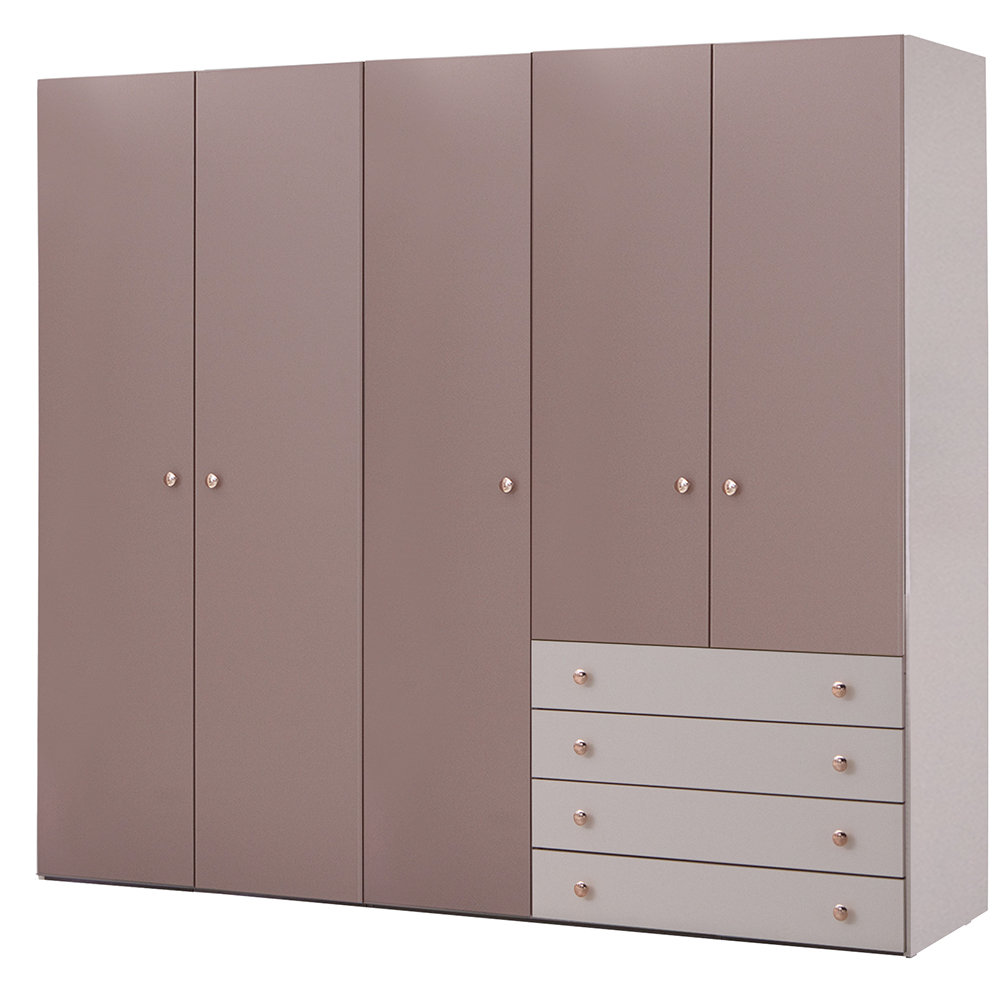 Kleiderschrank mit fünf Türen Ro-513